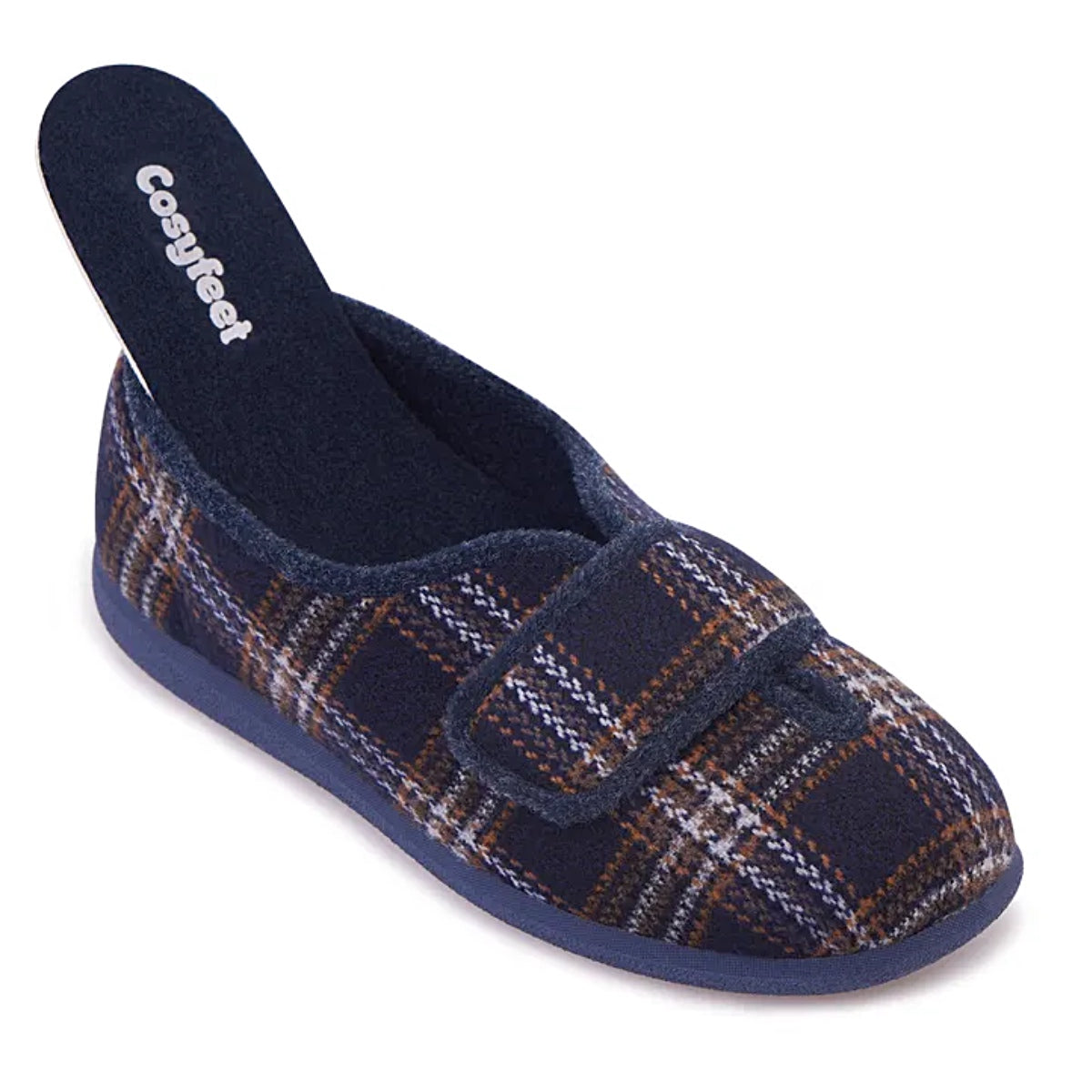 Ronnie. Navy Highland. Cushioned for greater comfort.