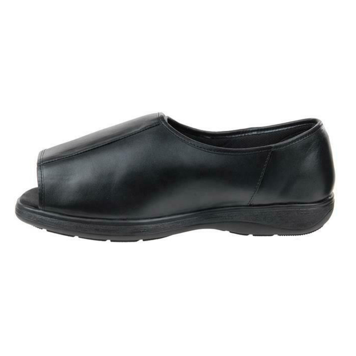 Side view of jonny leather shoes by Cosyfeet Australia