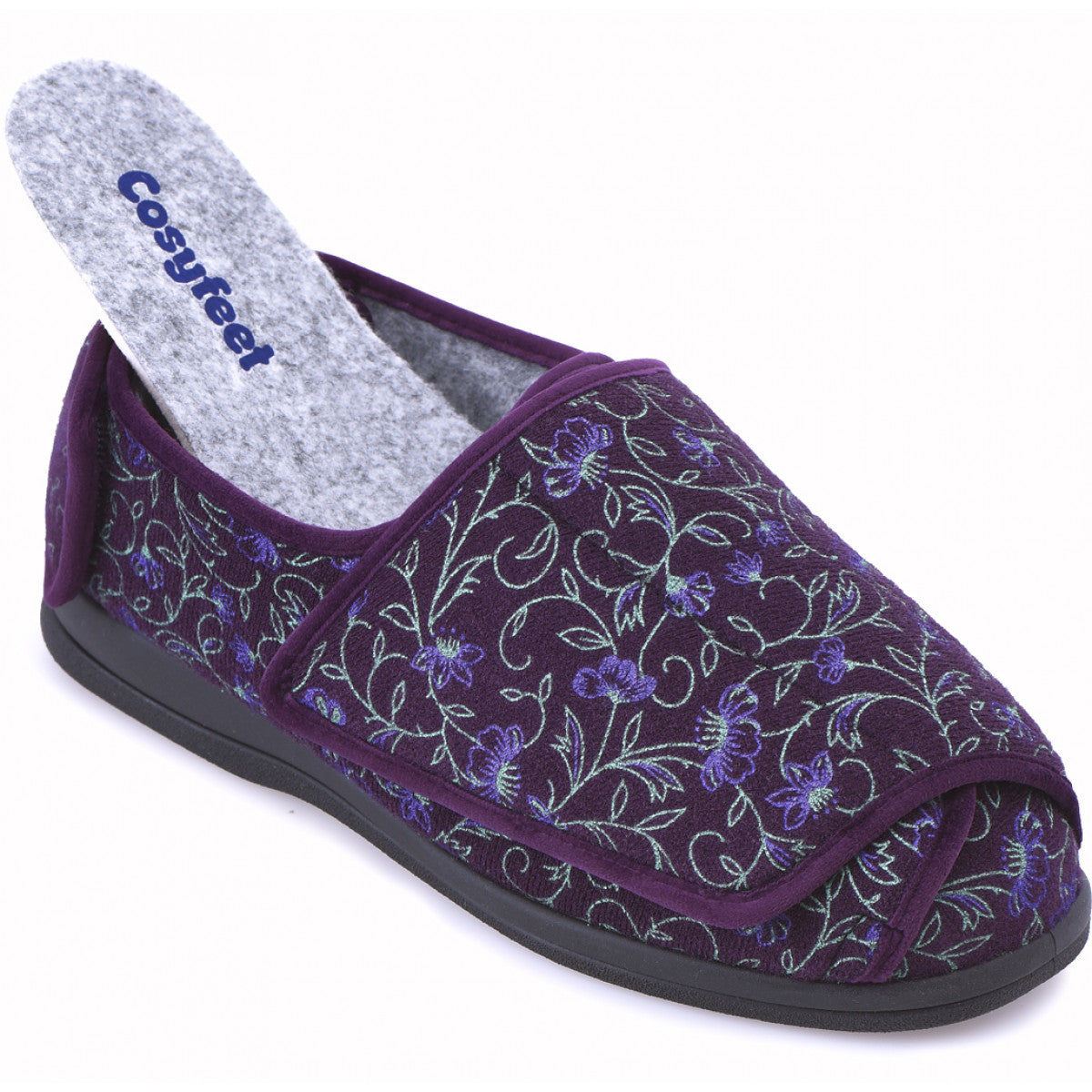 Ultra adjustable extra wide slipper difficult or swollen feet