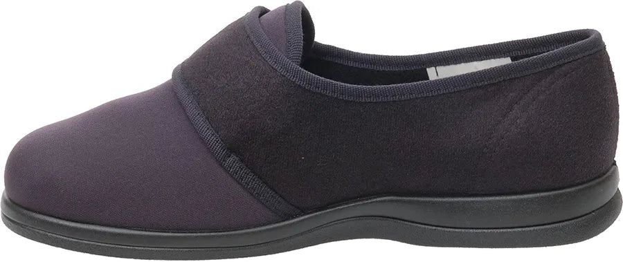Cushioned footbed can be removed for extra depth or to fit an orthotic