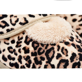 Cosyfeet slippers in leopard design
