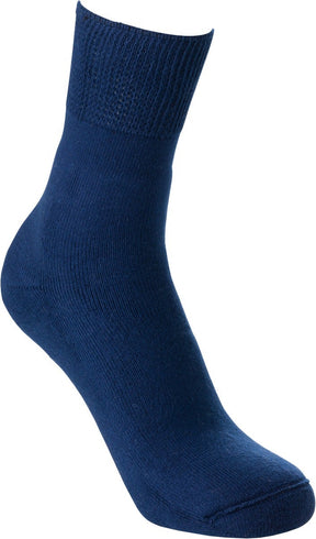 Non slip grip socks blue