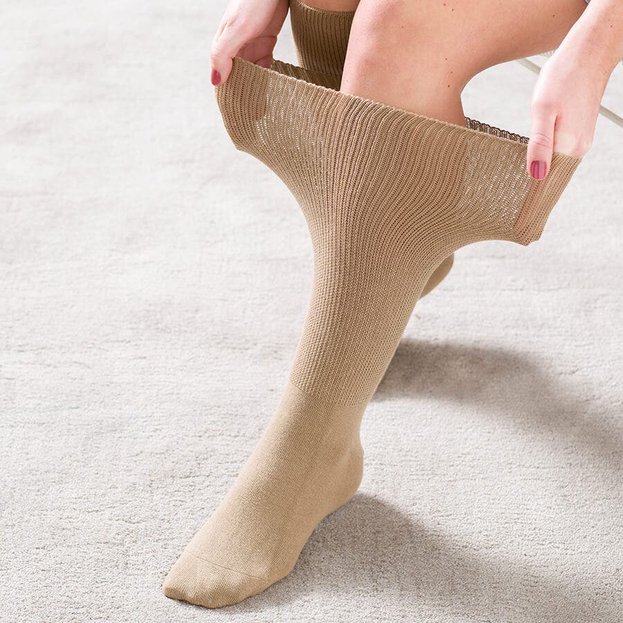 extra extra roomy sock offers exceptional comfort, protection and fit 